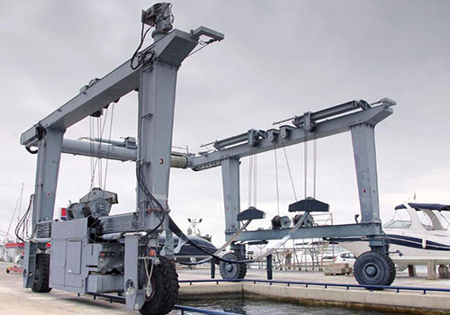 MBH25t-11.5m液壓輪胎式船艇吊